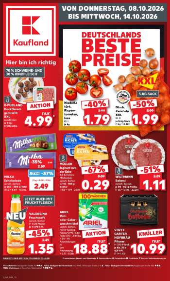 Prospekte Kaufland - 8.10.2026 - 14.10.2026.