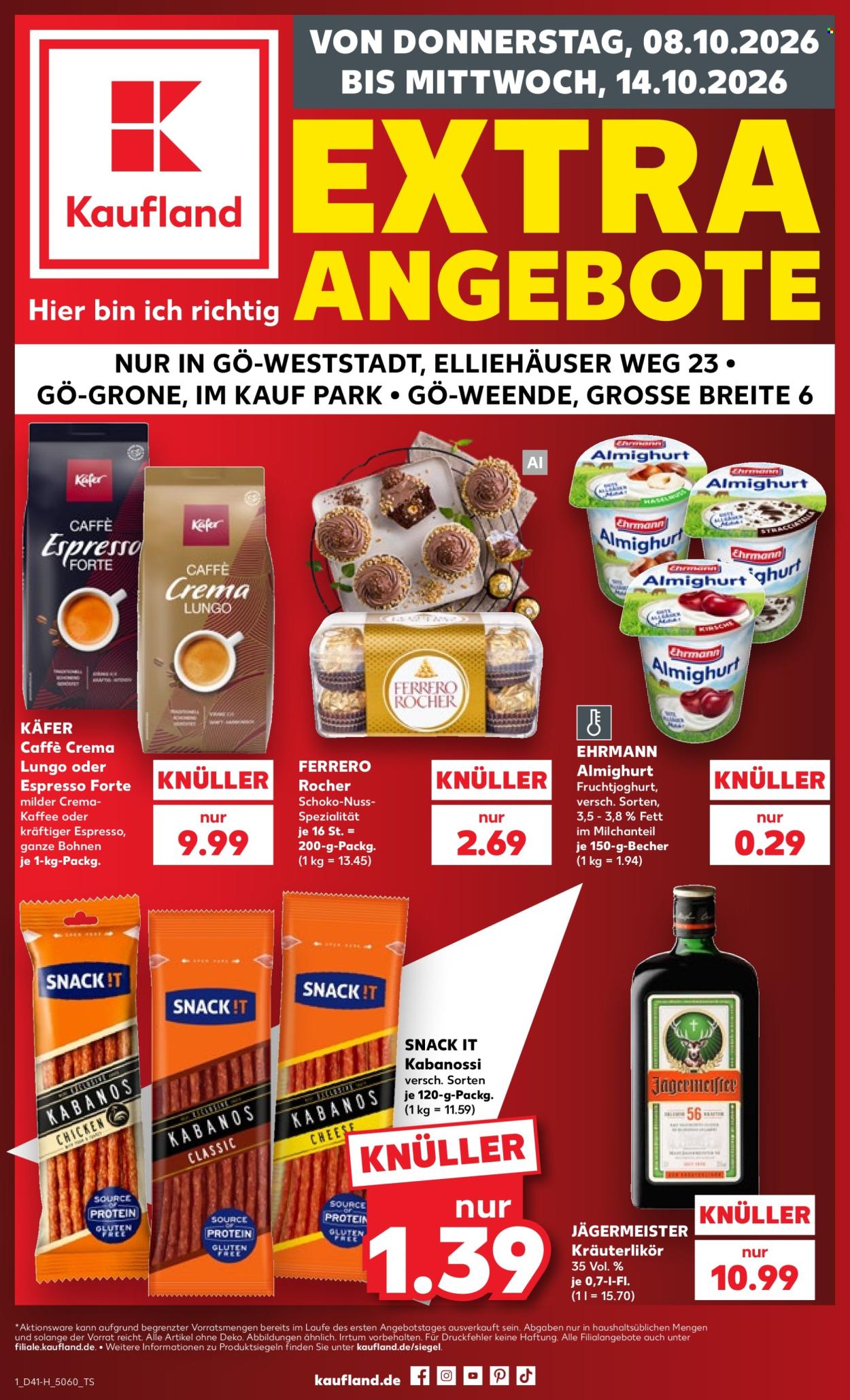 Leták Kaufland - 8.10.2026 - 14.10.2026. Strana 1