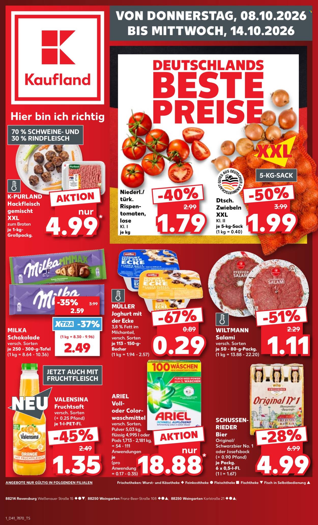 Leták Kaufland - 8.10.2026 - 14.10.2026. Strana 1