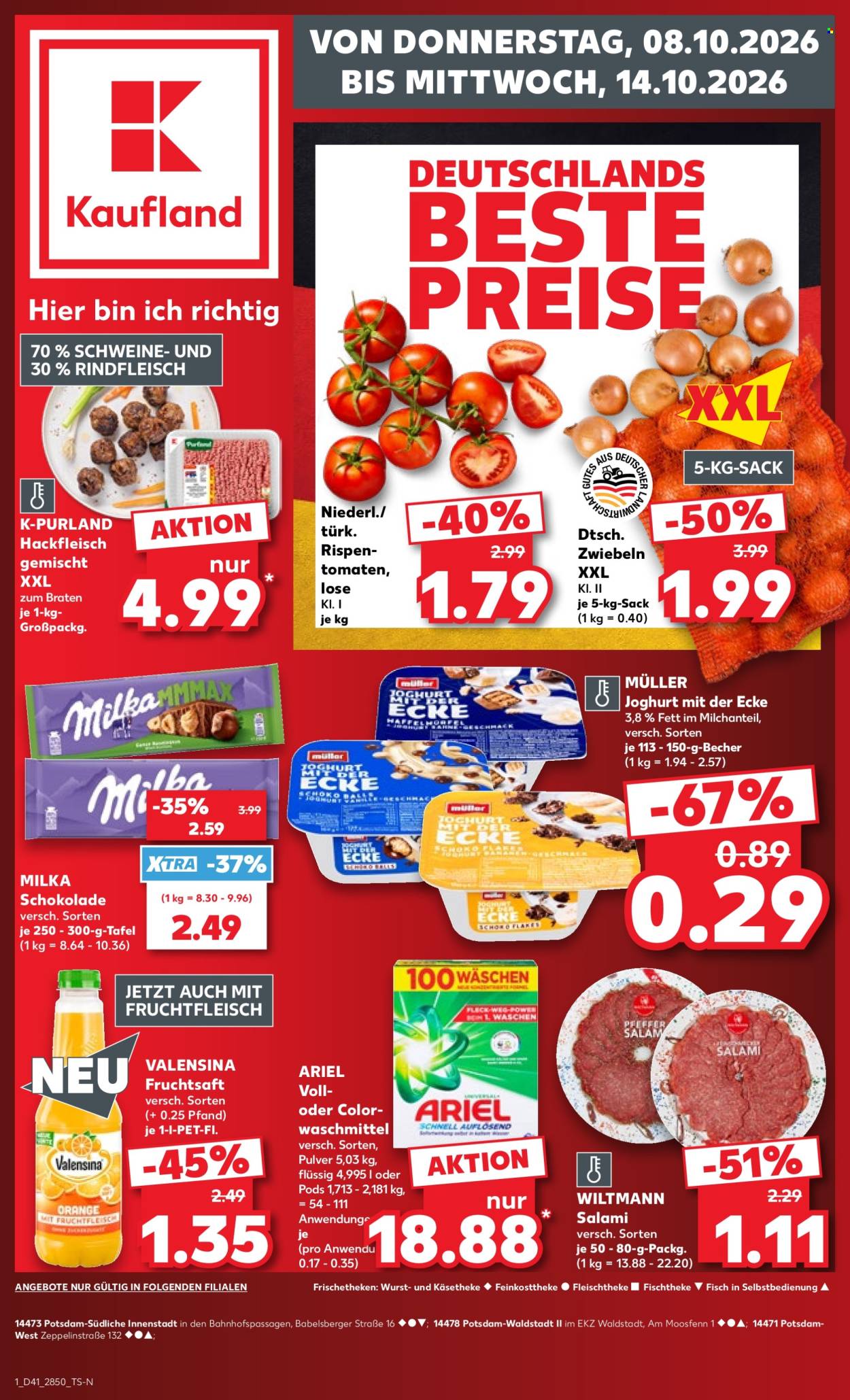 Leták Kaufland - 8.10.2026 - 14.10.2026. Strana 1