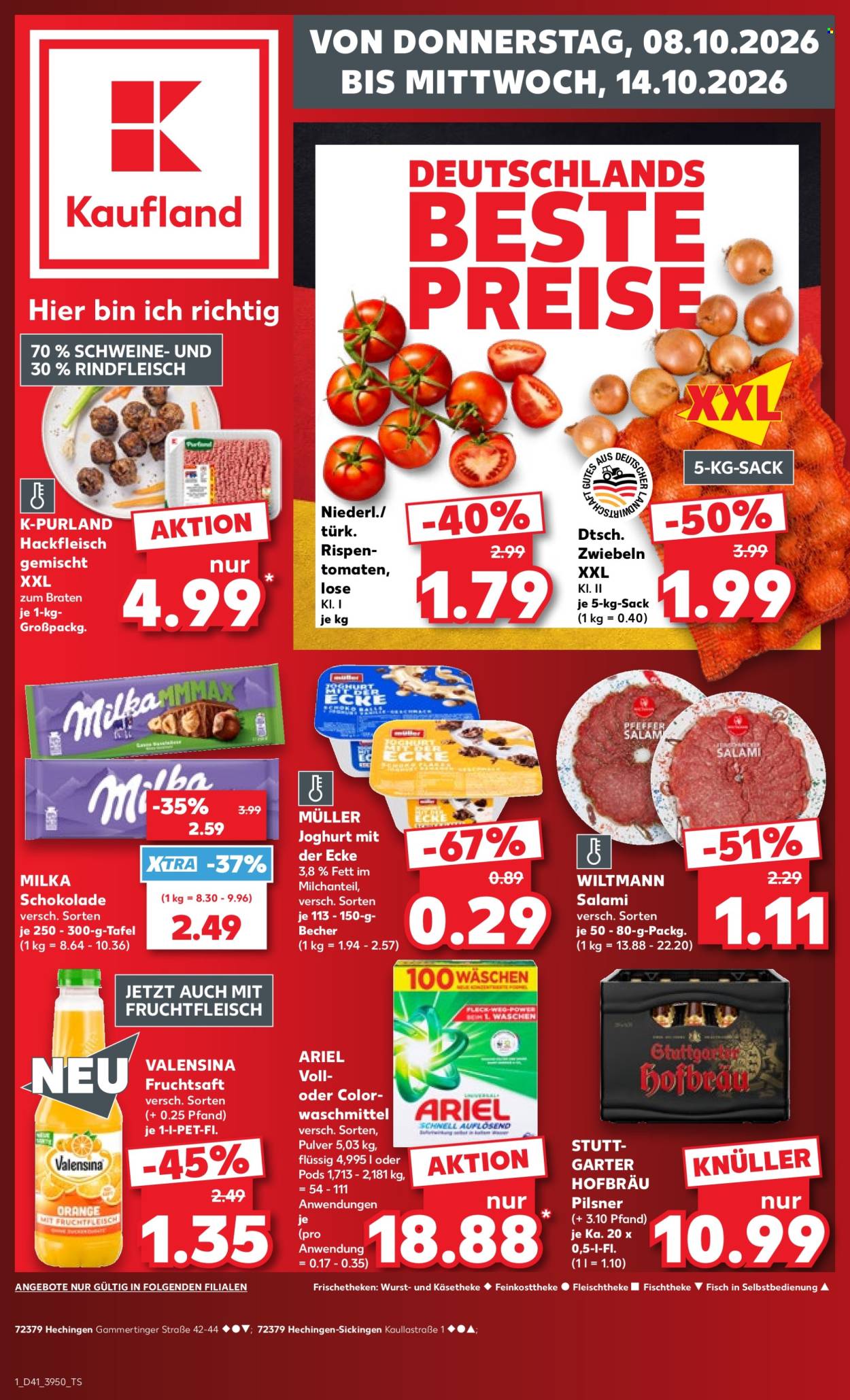 Leták Kaufland - 8.10.2026 - 14.10.2026. Strana 1