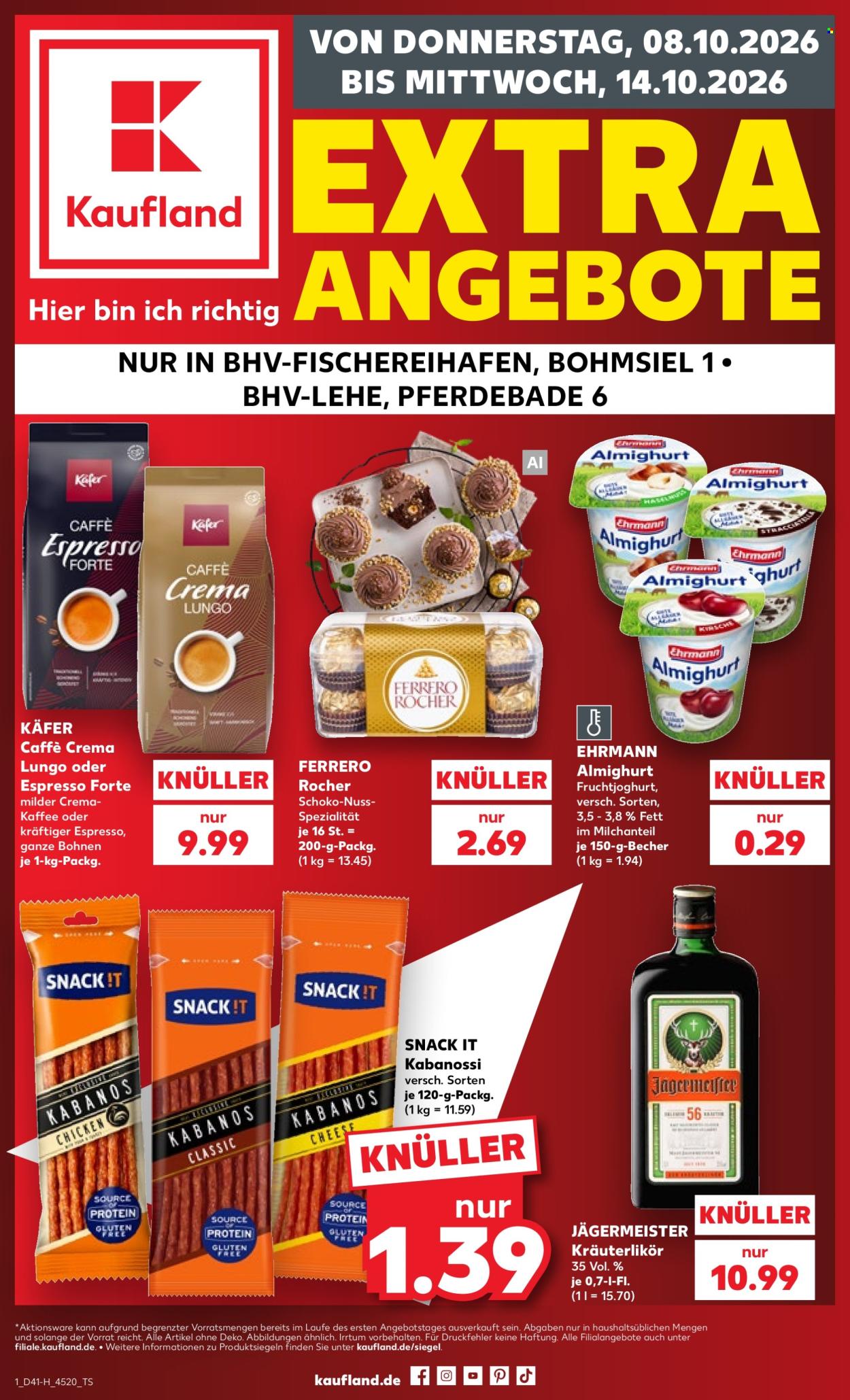 Leták Kaufland - 8.10.2026 - 14.10.2026. Strana 1