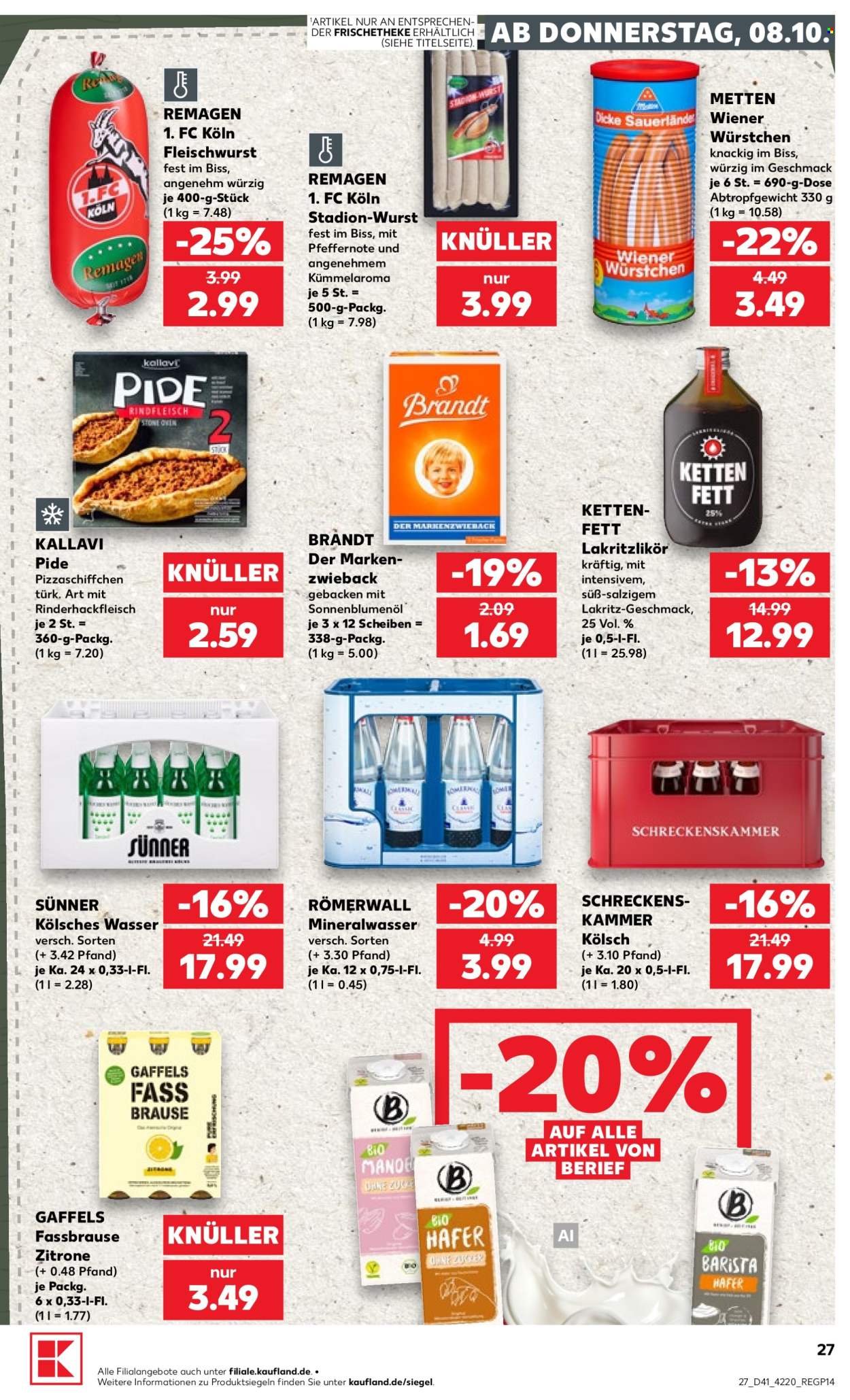Kaufland Prospekte  - 8.10.2026 - 14.10.2026. Seite 27