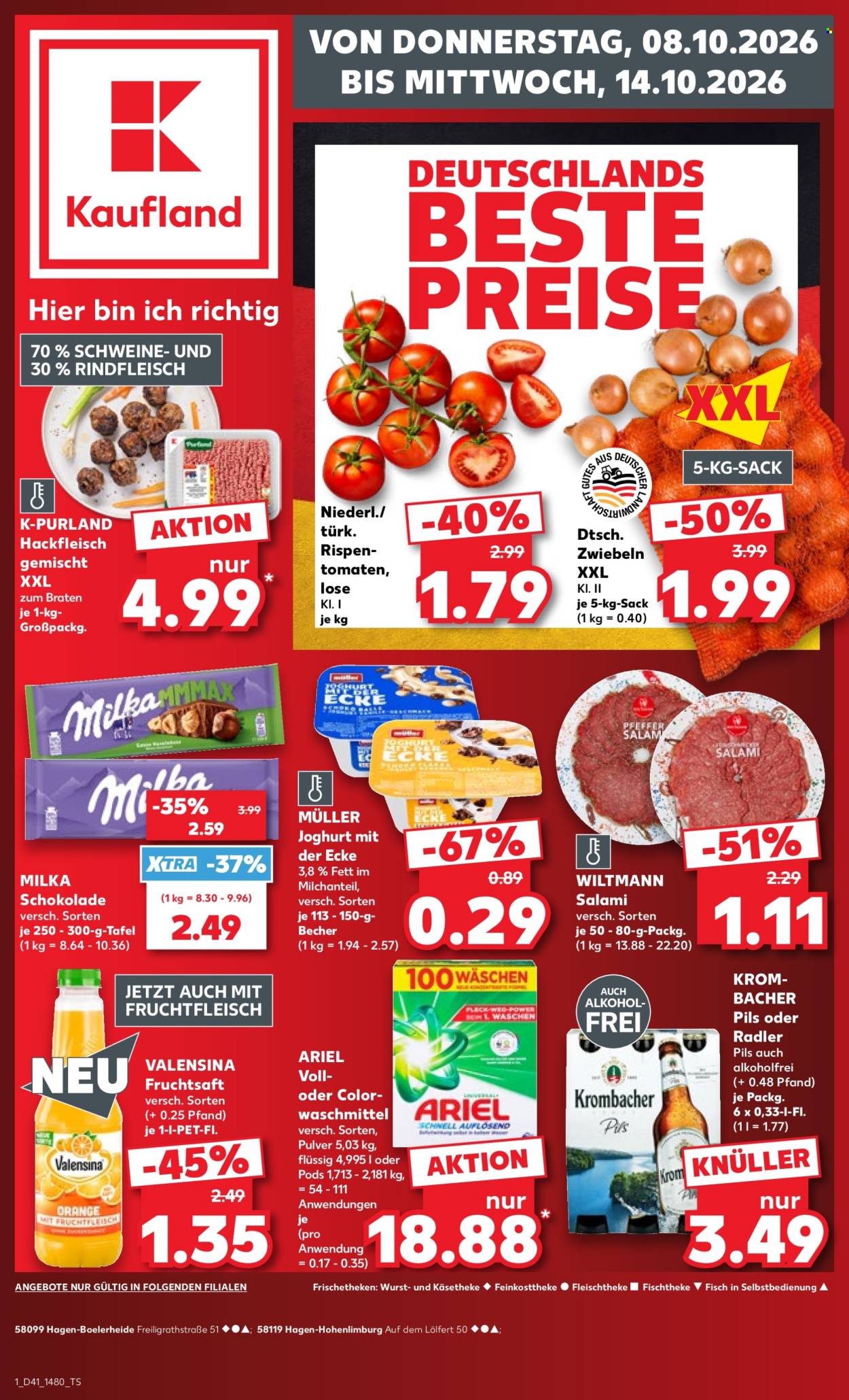 Leták Kaufland - 8.10.2026 - 14.10.2026. Strana 1