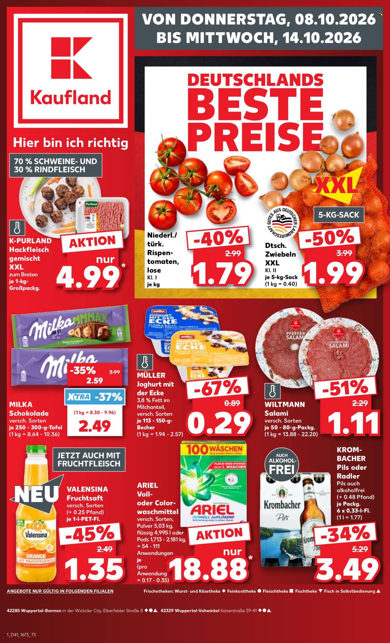 Leták Kaufland - 8.10.2026 - 14.10.2026. Strana 1
