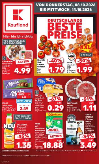 Prospekte Kaufland - 8.10.2026 - 14.10.2026.