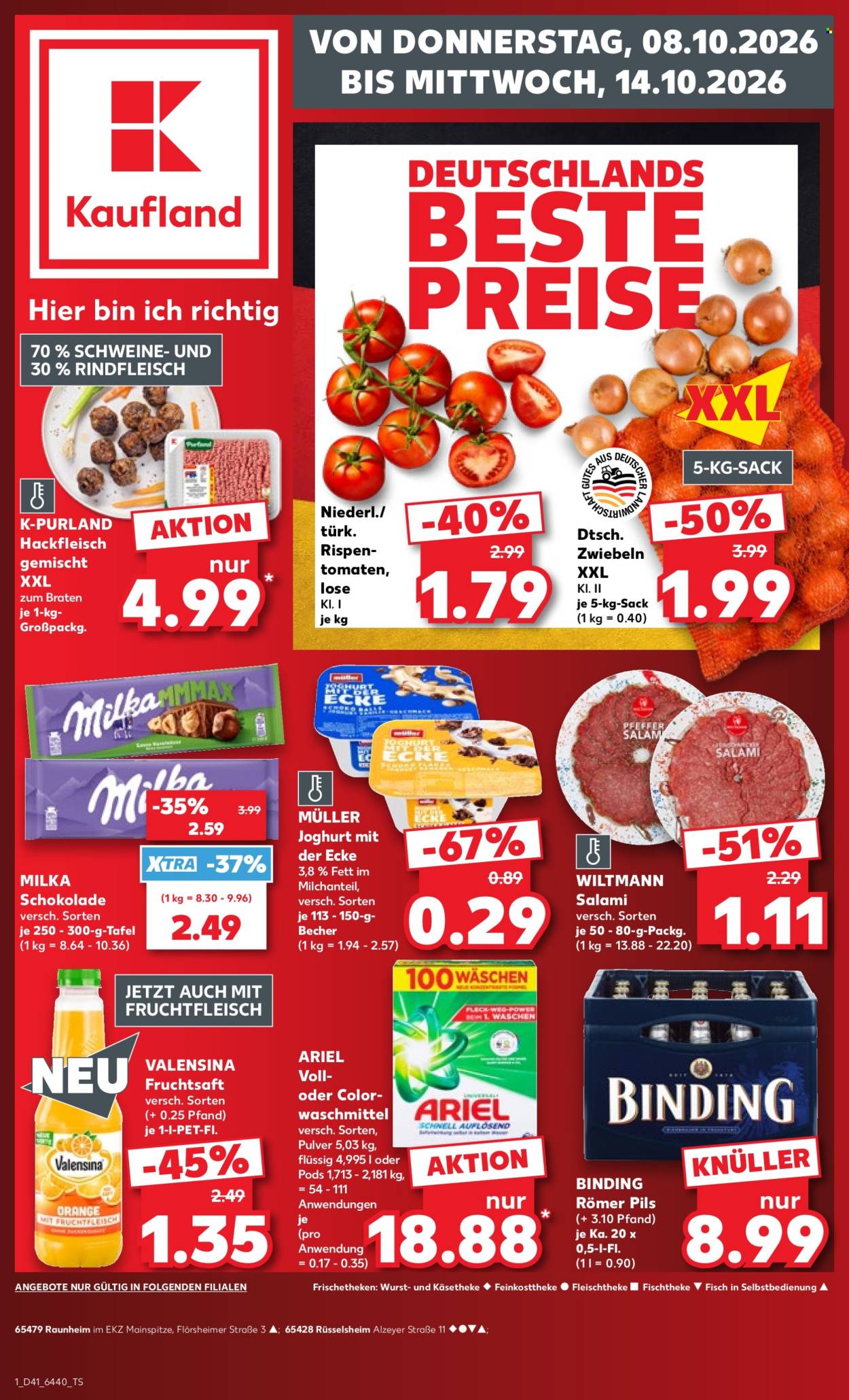 Kaufland Prospekte  - 8.10.2026 - 14.10.2026. Seite 1