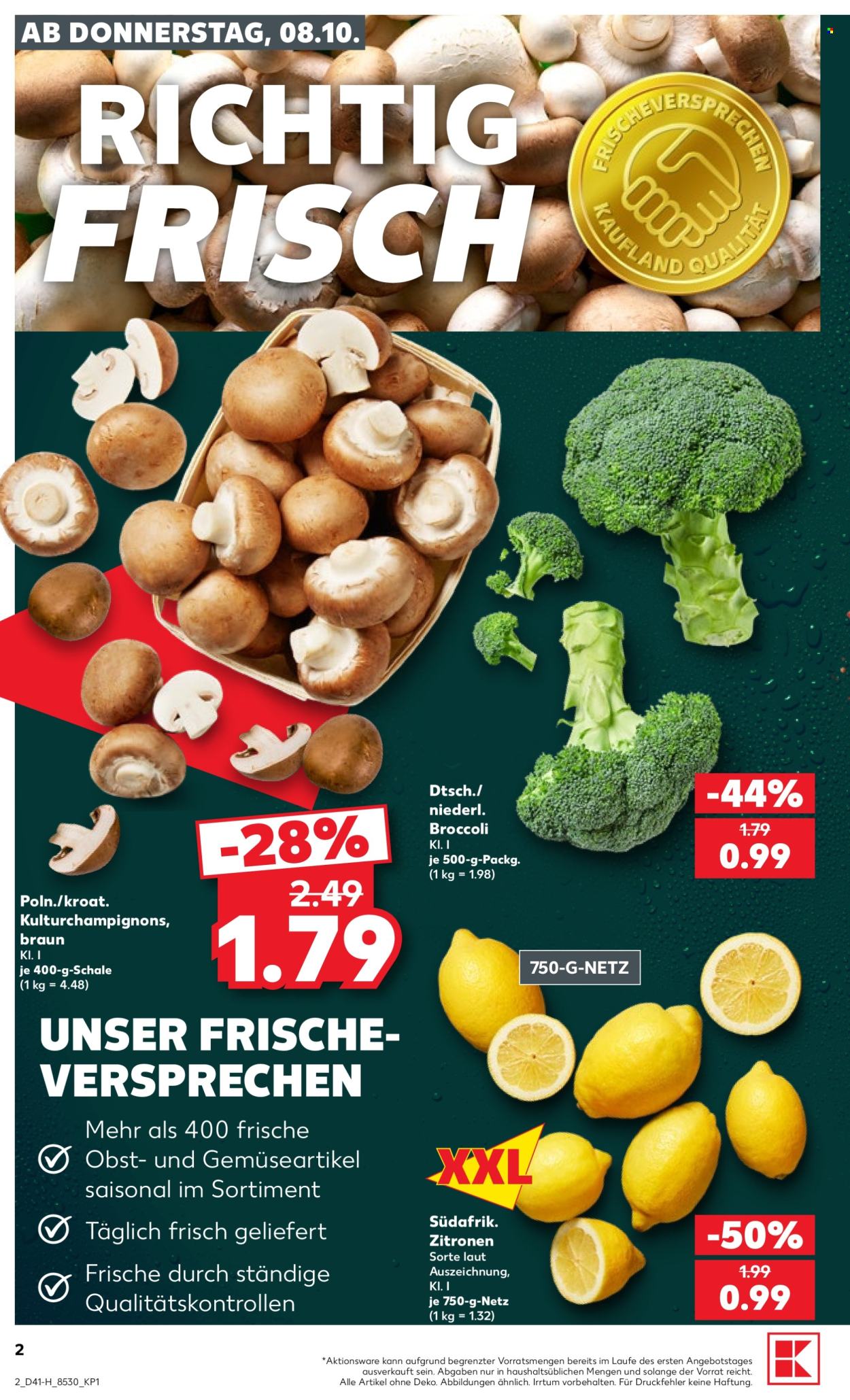 Kaufland Prospekte  - 8.10.2026 - 14.10.2026. Seite 2