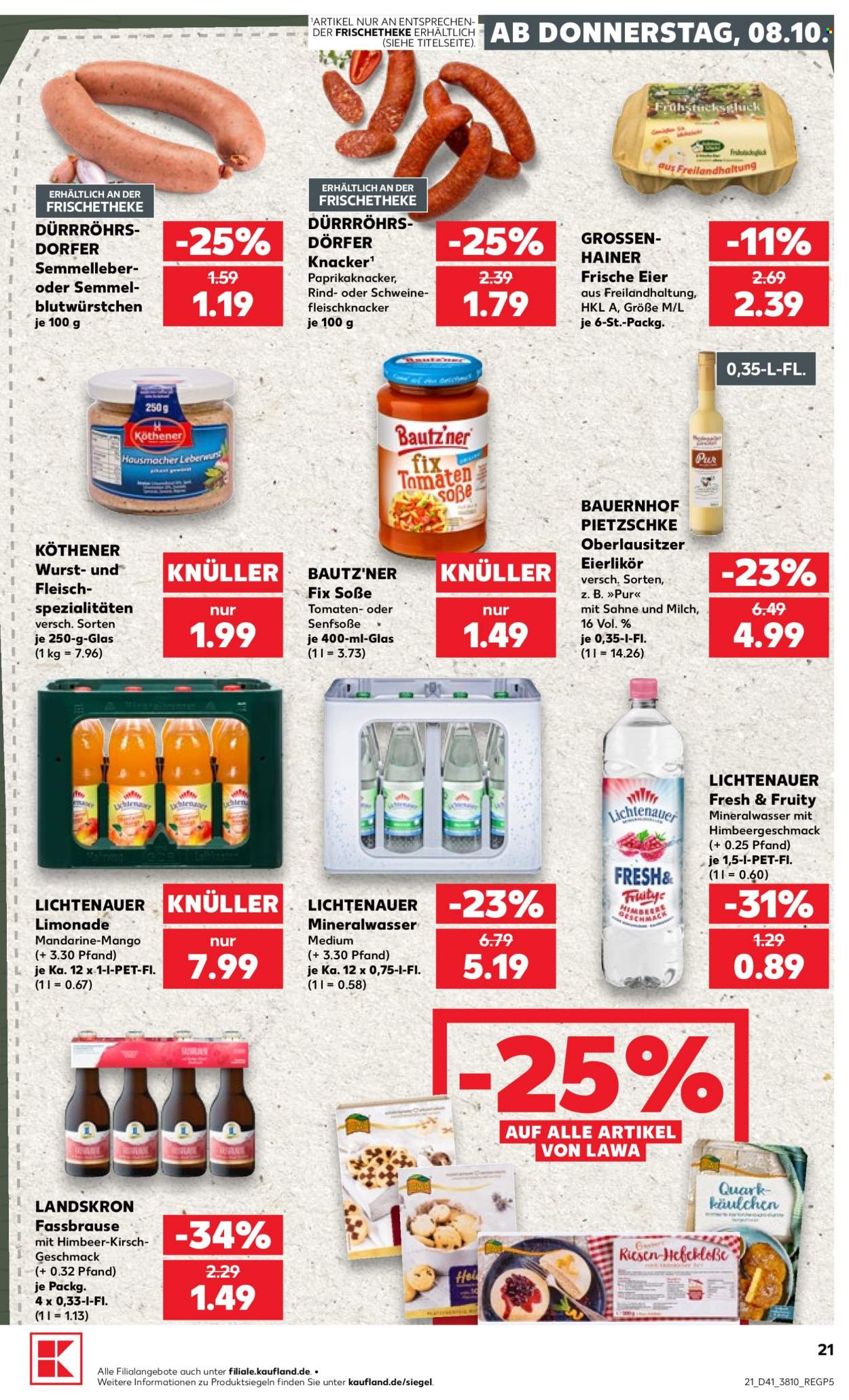 Kaufland Prospekte  - 8.10.2026 - 14.10.2026. Seite 21