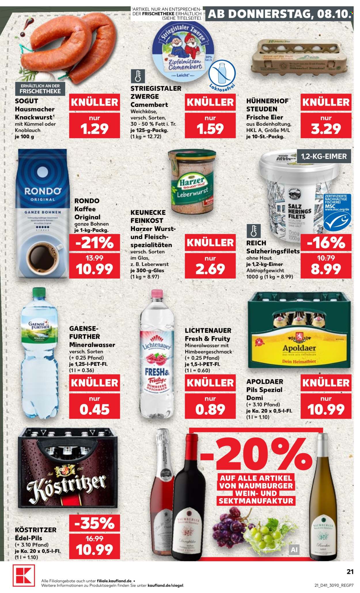 Kaufland Prospekte  - 8.10.2026 - 14.10.2026. Seite 21