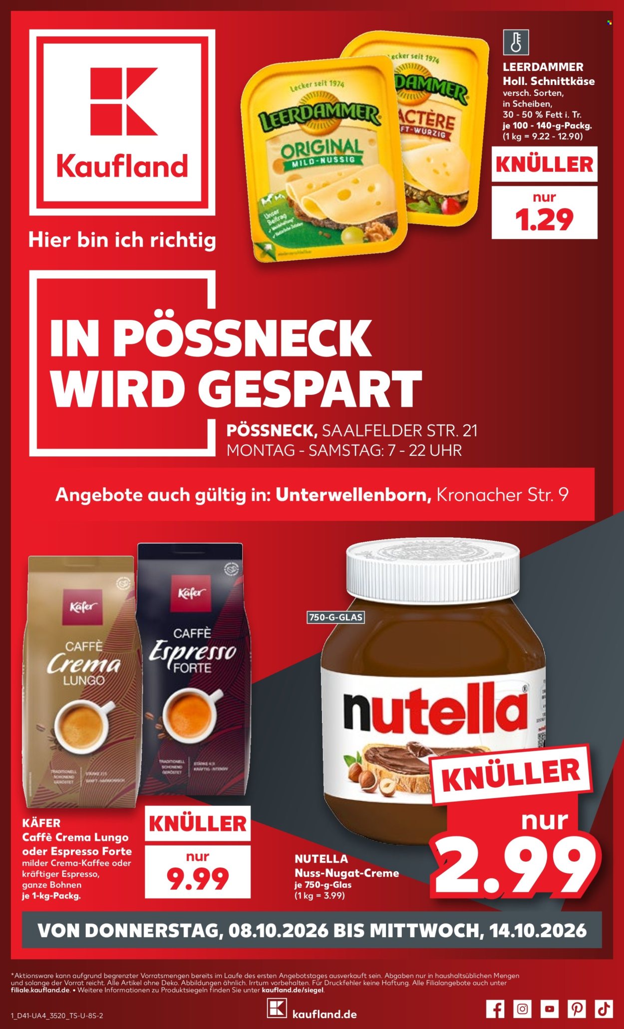 Kaufland Prospekte  - 8.10.2026 - 14.10.2026. Seite 1