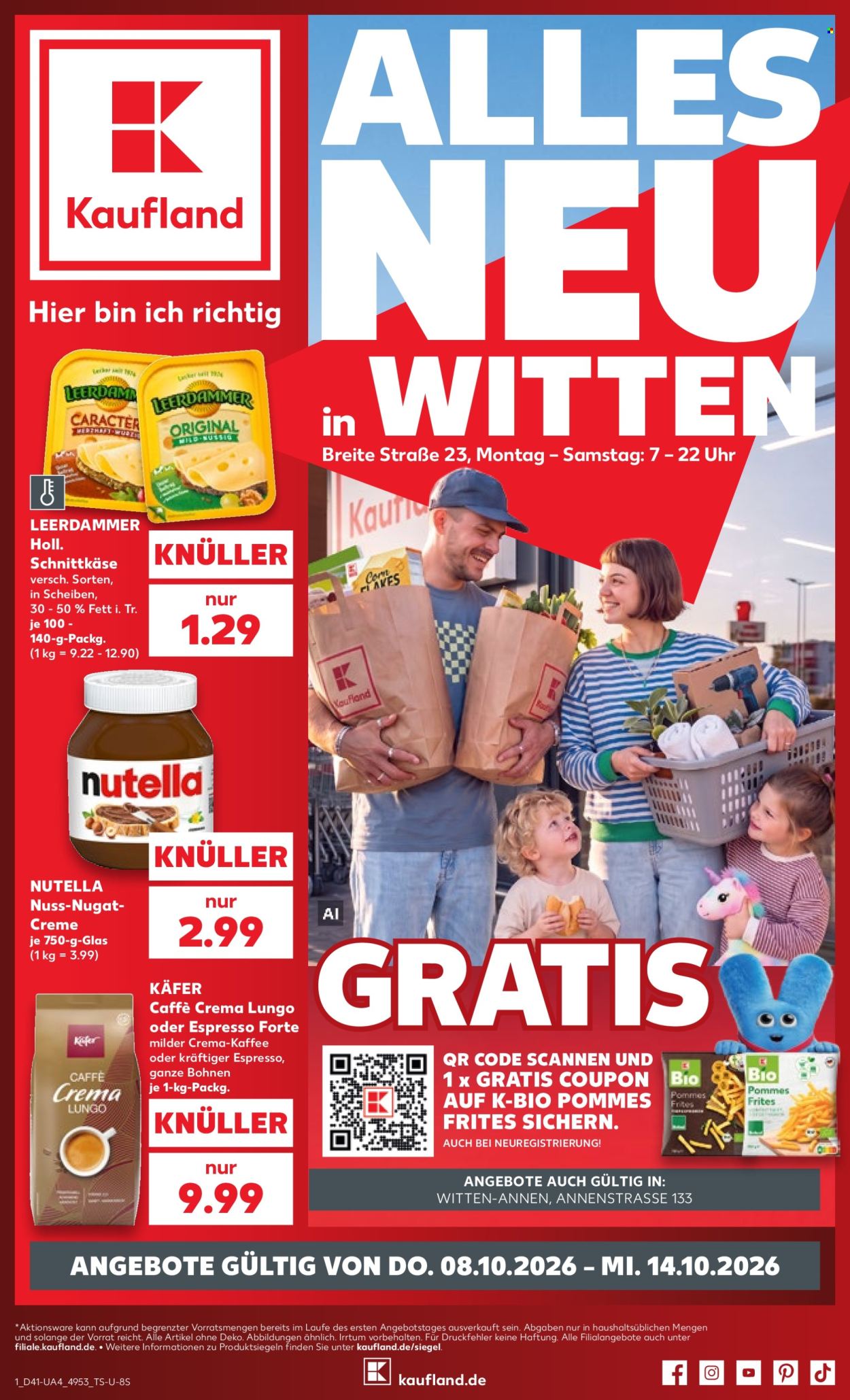 Leták Kaufland - 8.10.2026 - 14.10.2026. Strana 1
