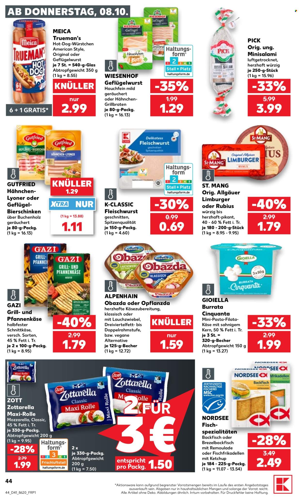 Kaufland Prospekte  - 8.10.2026 - 14.10.2026. Seite 44