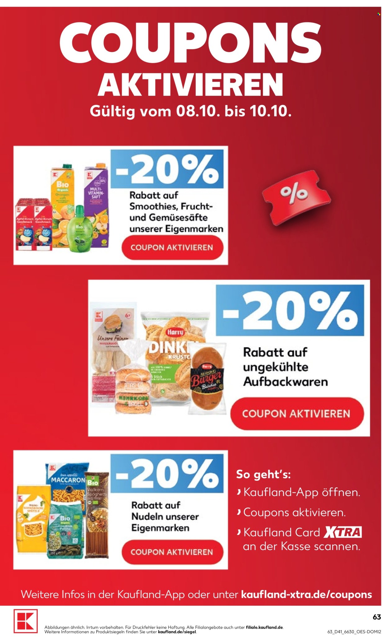 Kaufland Prospekte  - 8.10.2026 - 14.10.2026. Seite 63