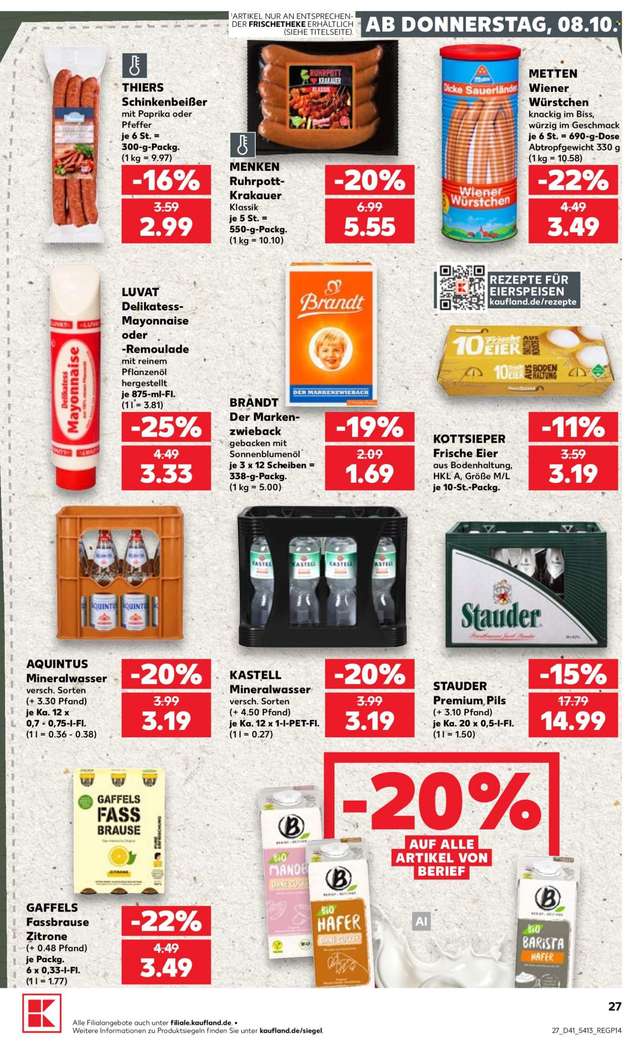 Kaufland Prospekte  - 8.10.2026 - 14.10.2026. Seite 27