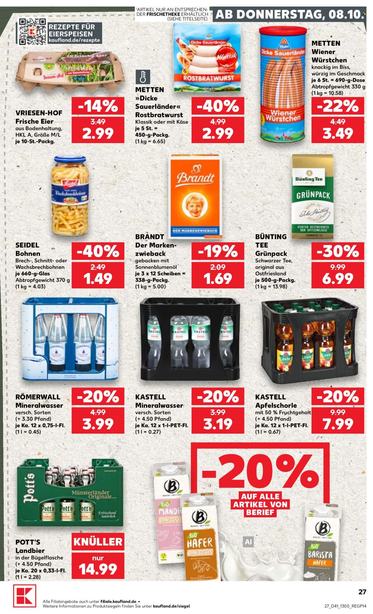Kaufland Prospekte  - 8.10.2026 - 14.10.2026. Seite 27