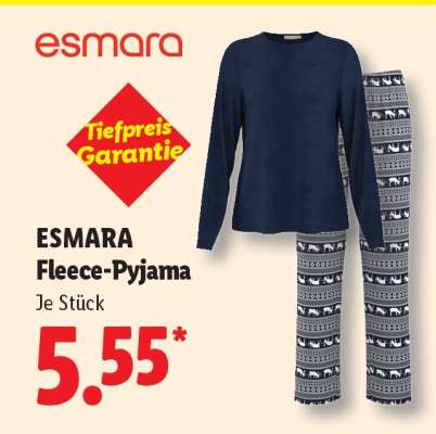 Esmara Fleece-Pyjama