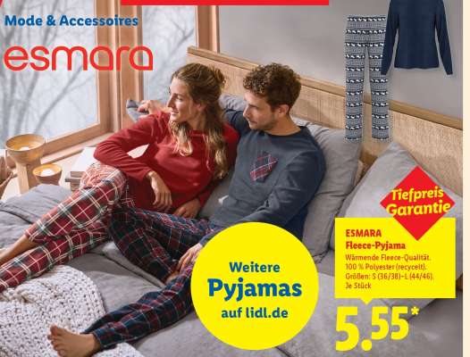 Esmara Fleece-Pyjama