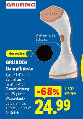 Grundig Dampfbürste