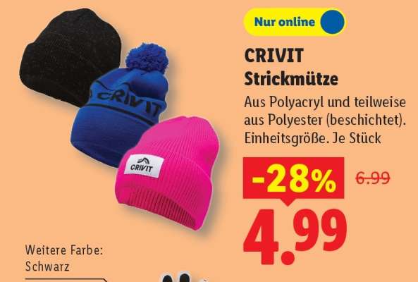 Crivit Strickmütze