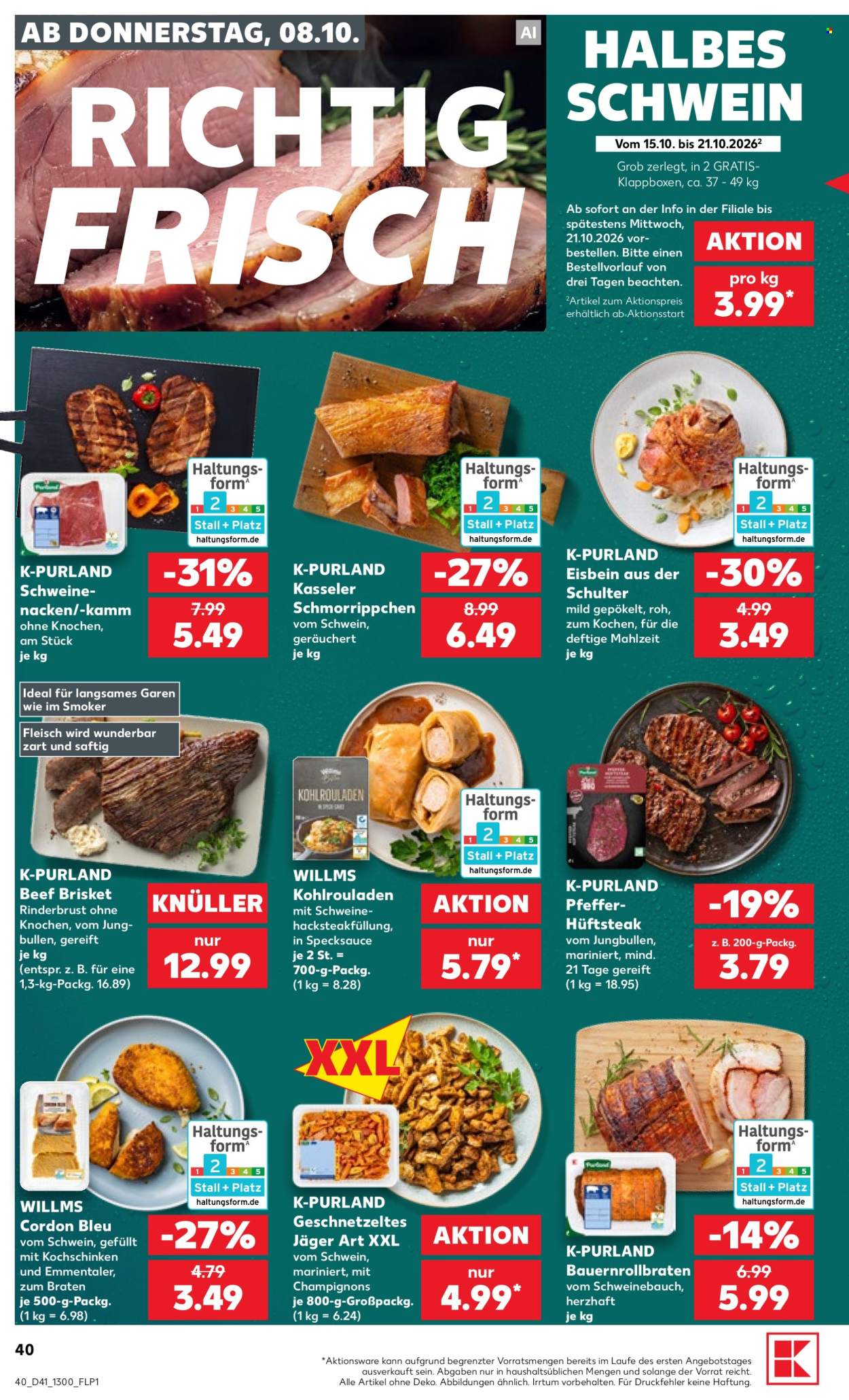 Kaufland Prospekte  - 8.10.2026 - 14.10.2026. Seite 40
