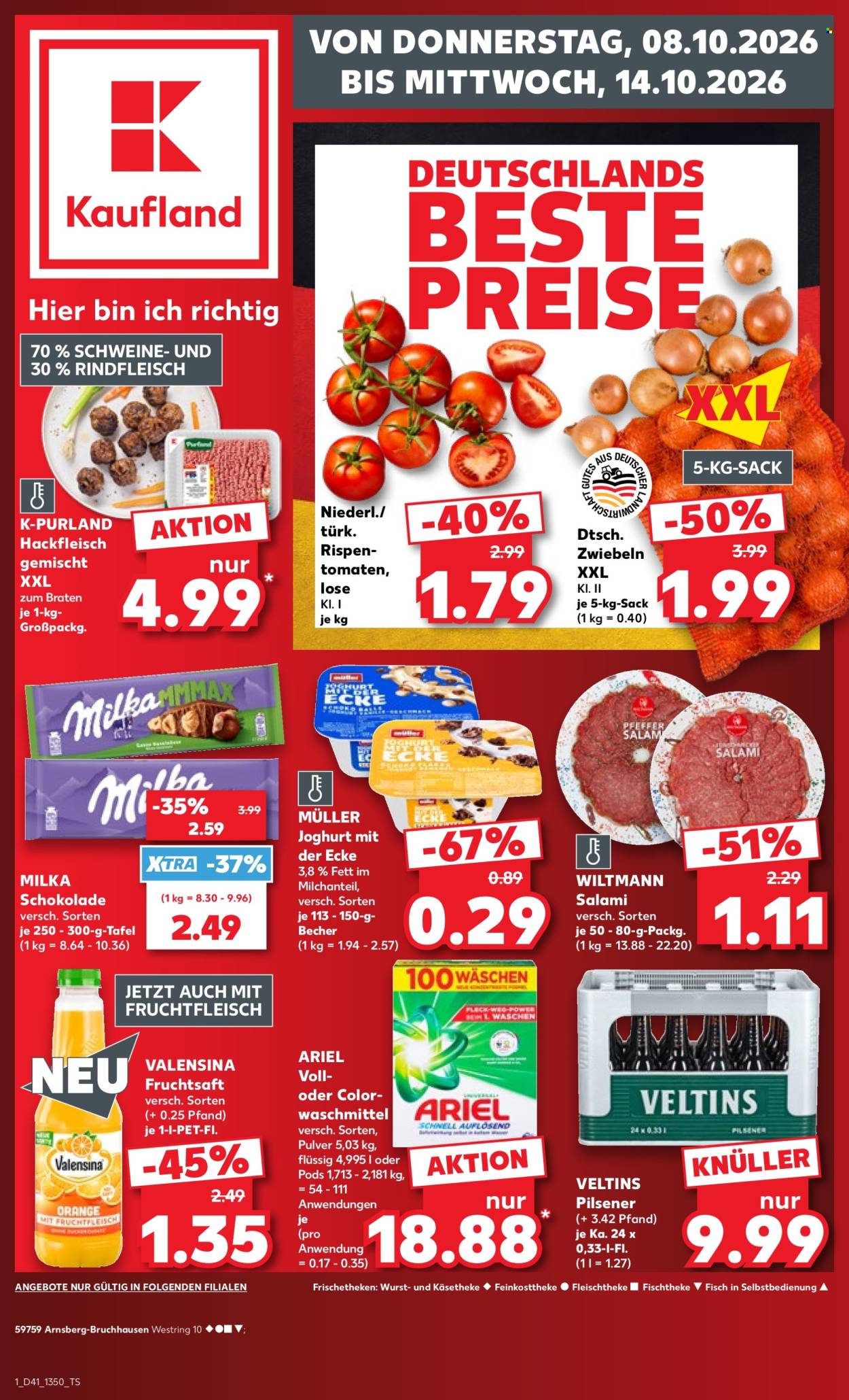 Leták Kaufland - 8.10.2026 - 14.10.2026. Strana 1