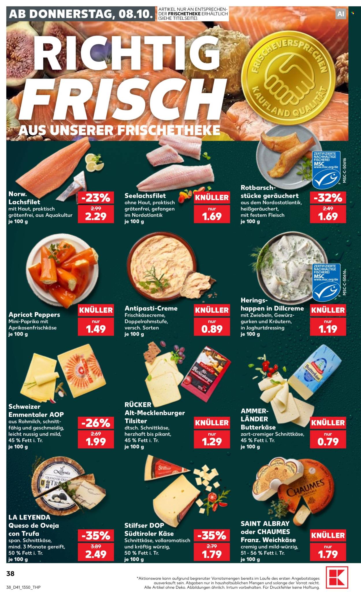 Kaufland Prospekte  - 8.10.2026 - 14.10.2026. Seite 38