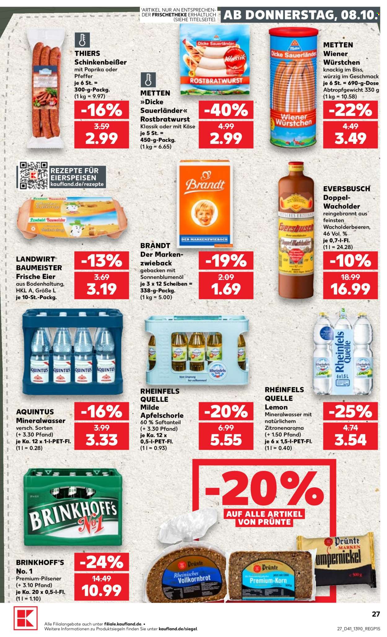 Kaufland Prospekte  - 8.10.2026 - 14.10.2026. Seite 27