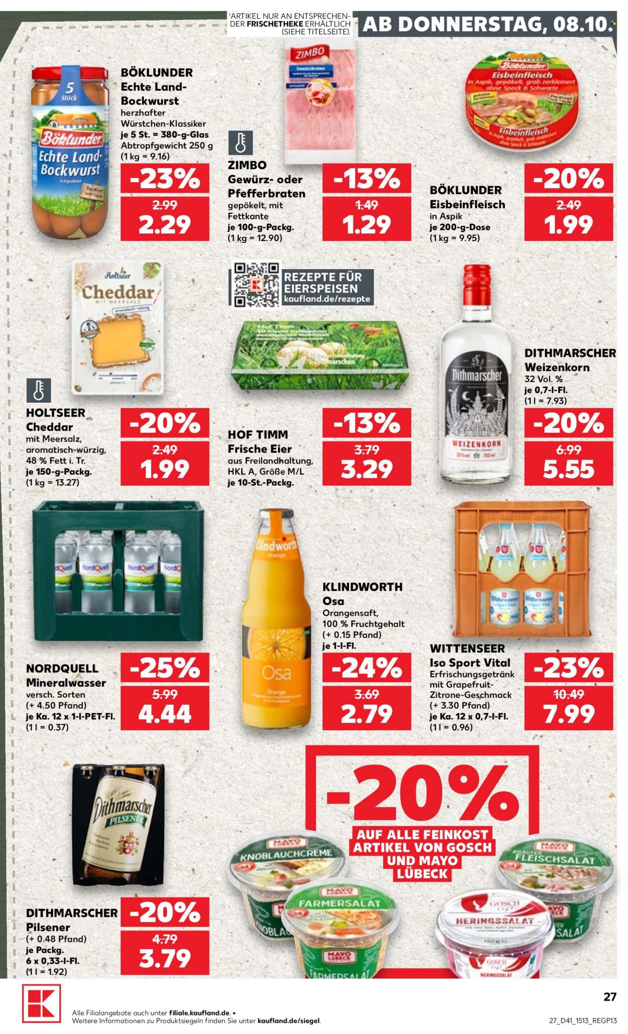 Kaufland Prospekte  - 8.10.2026 - 14.10.2026. Seite 27