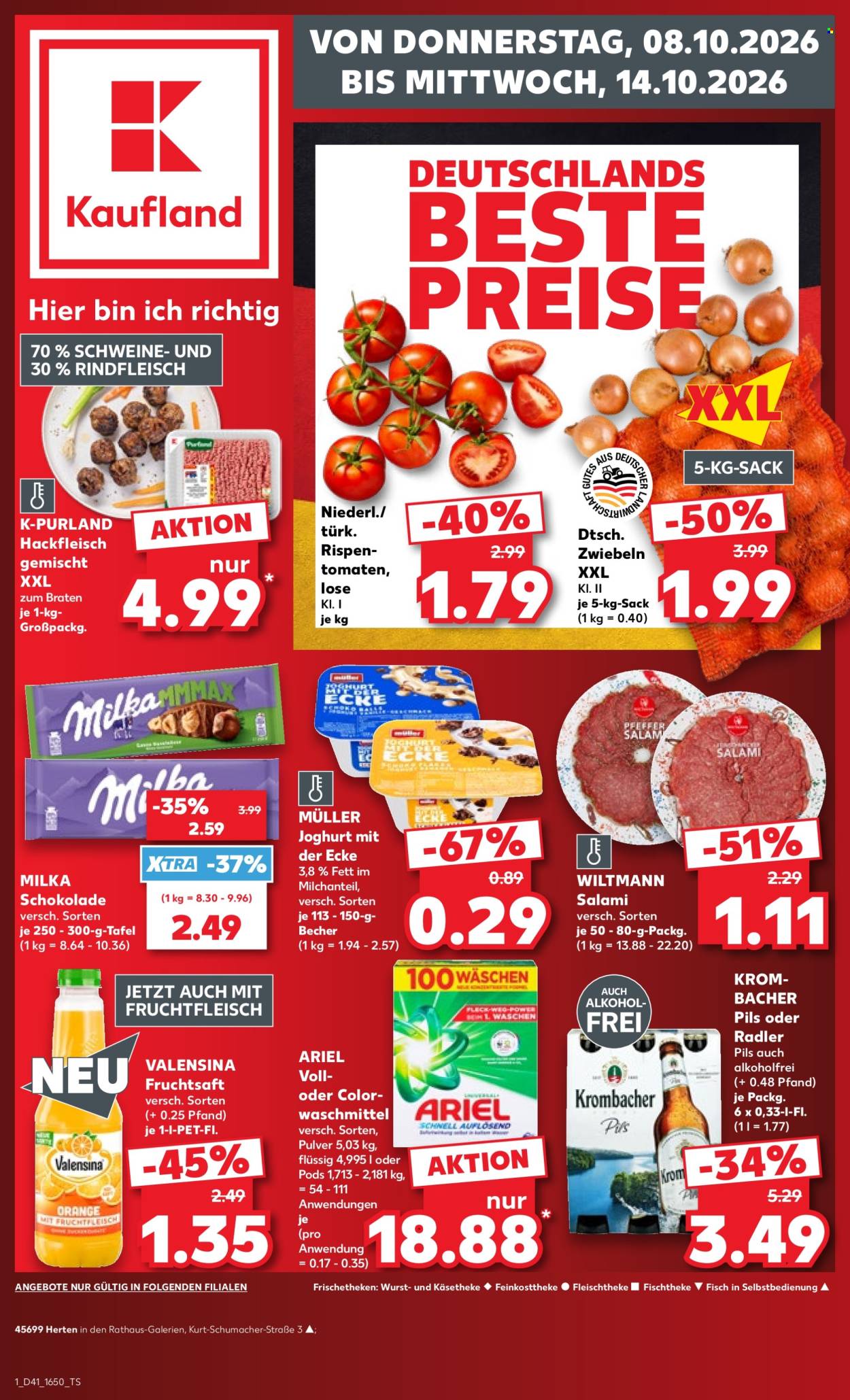 Leták Kaufland - 8.10.2026 - 14.10.2026. Strana 1