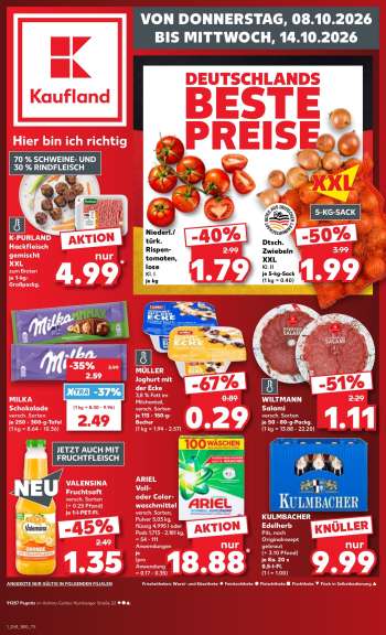 Prospekte Kaufland - 8.10.2026 - 14.10.2026.