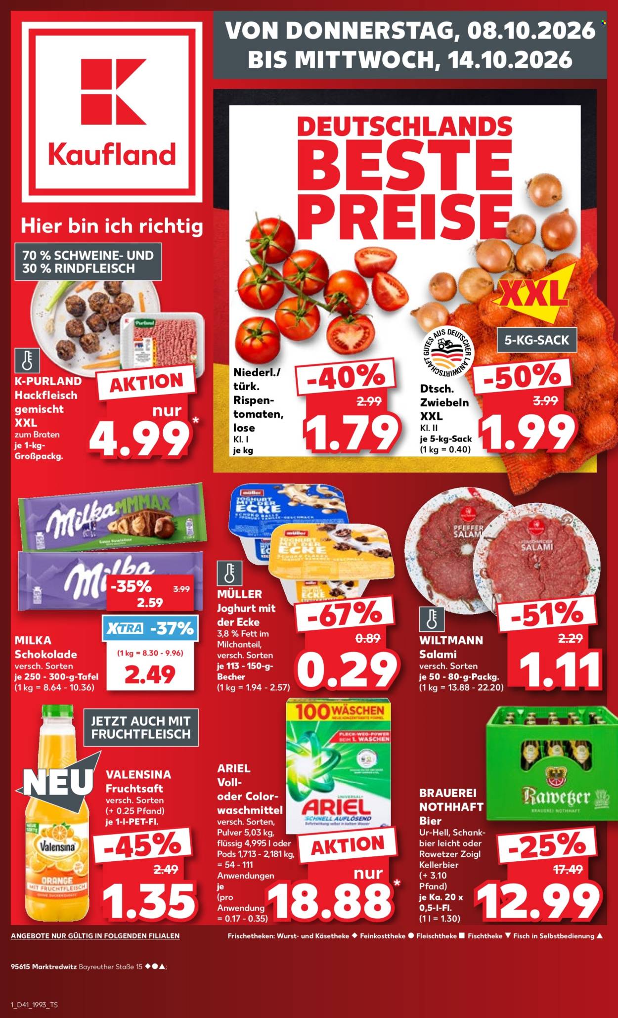 Kaufland Prospekte  - 8.10.2026 - 14.10.2026. Seite 1