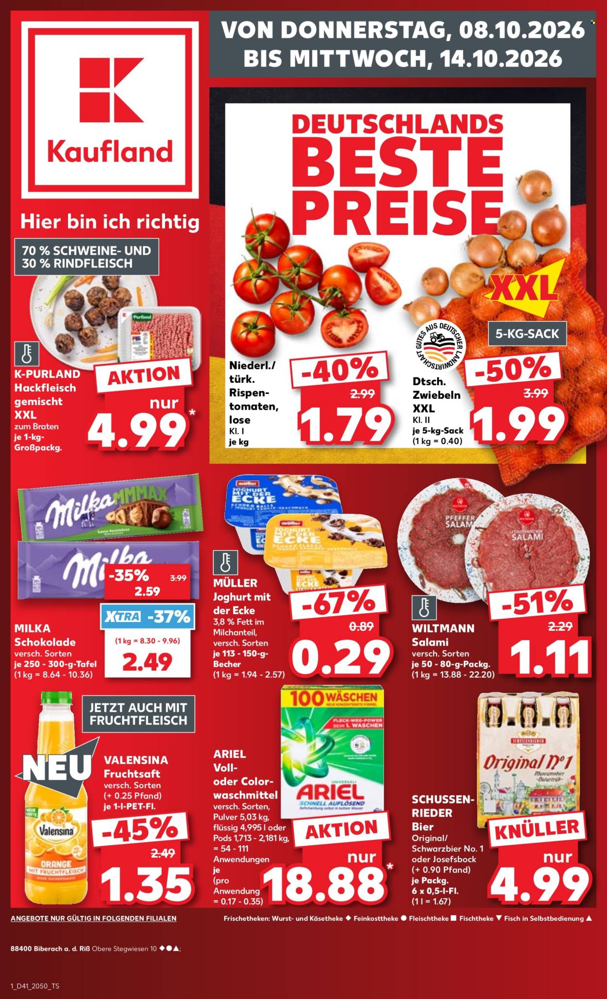 Kaufland Prospekte  - 8.10.2026 - 14.10.2026. Seite 1