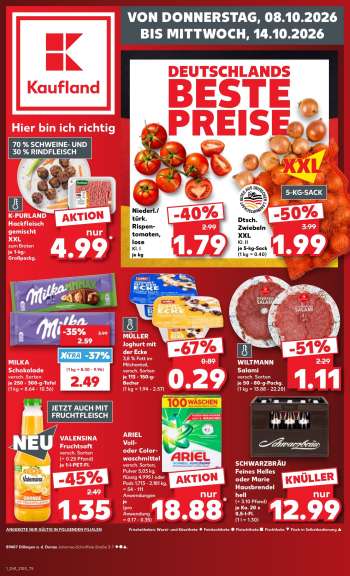 Prospekte Kaufland - 8.10.2026 - 14.10.2026.