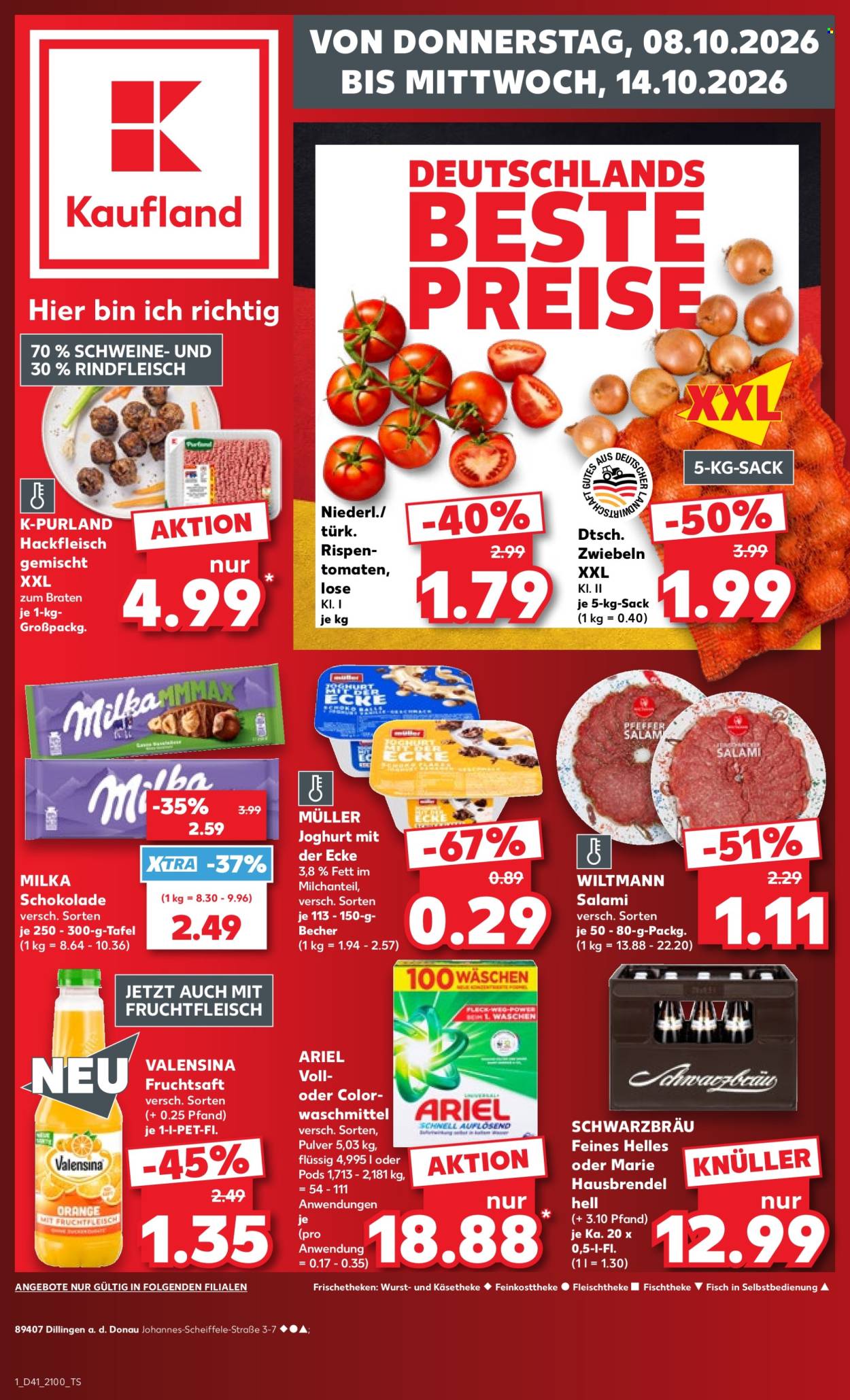 Leták Kaufland - 8.10.2026 - 14.10.2026. Strana 1