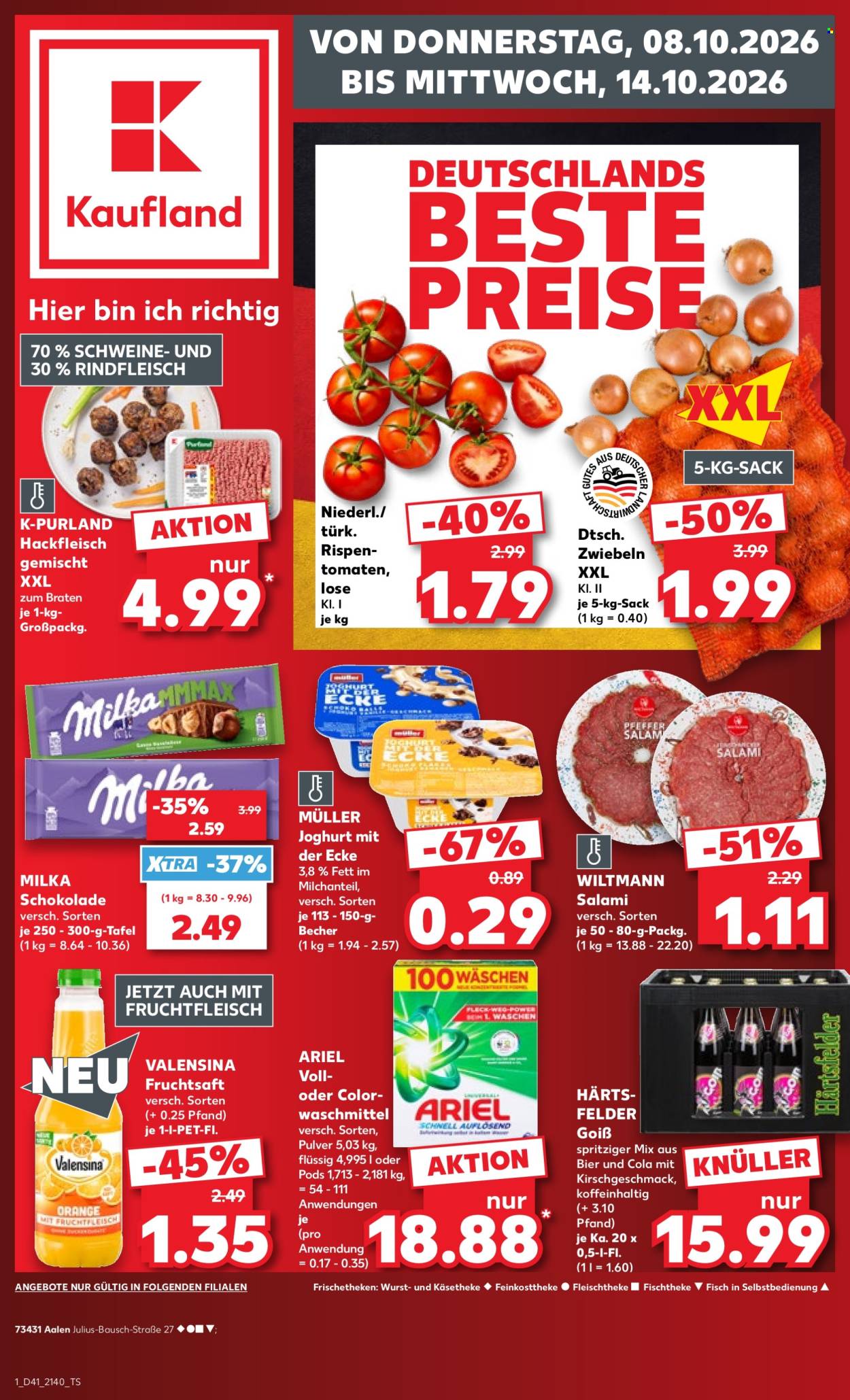 Leták Kaufland - 8.10.2026 - 14.10.2026. Strana 1
