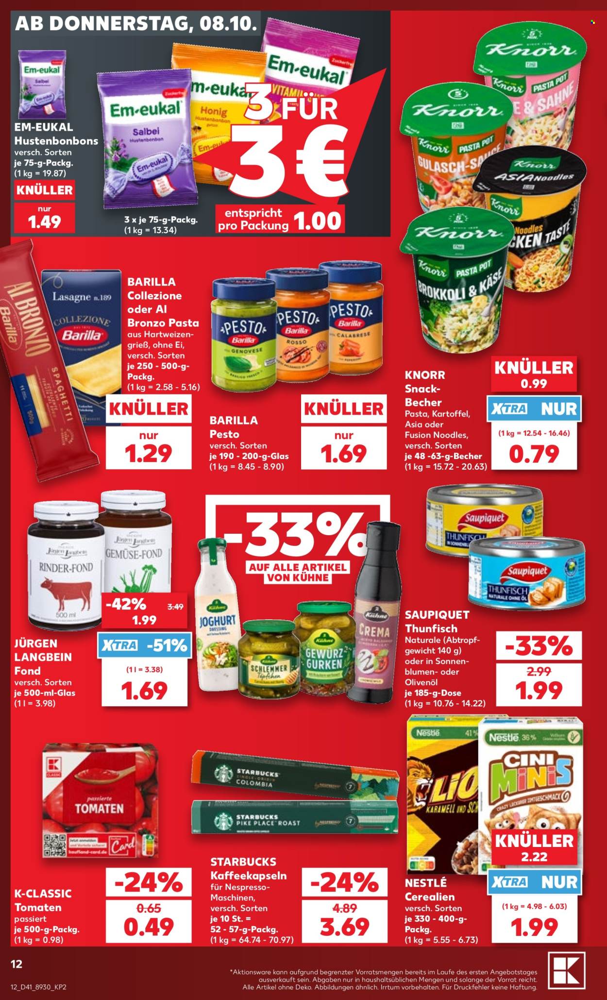 Kaufland Prospekte  - 8.10.2026 - 14.10.2026. Seite 12