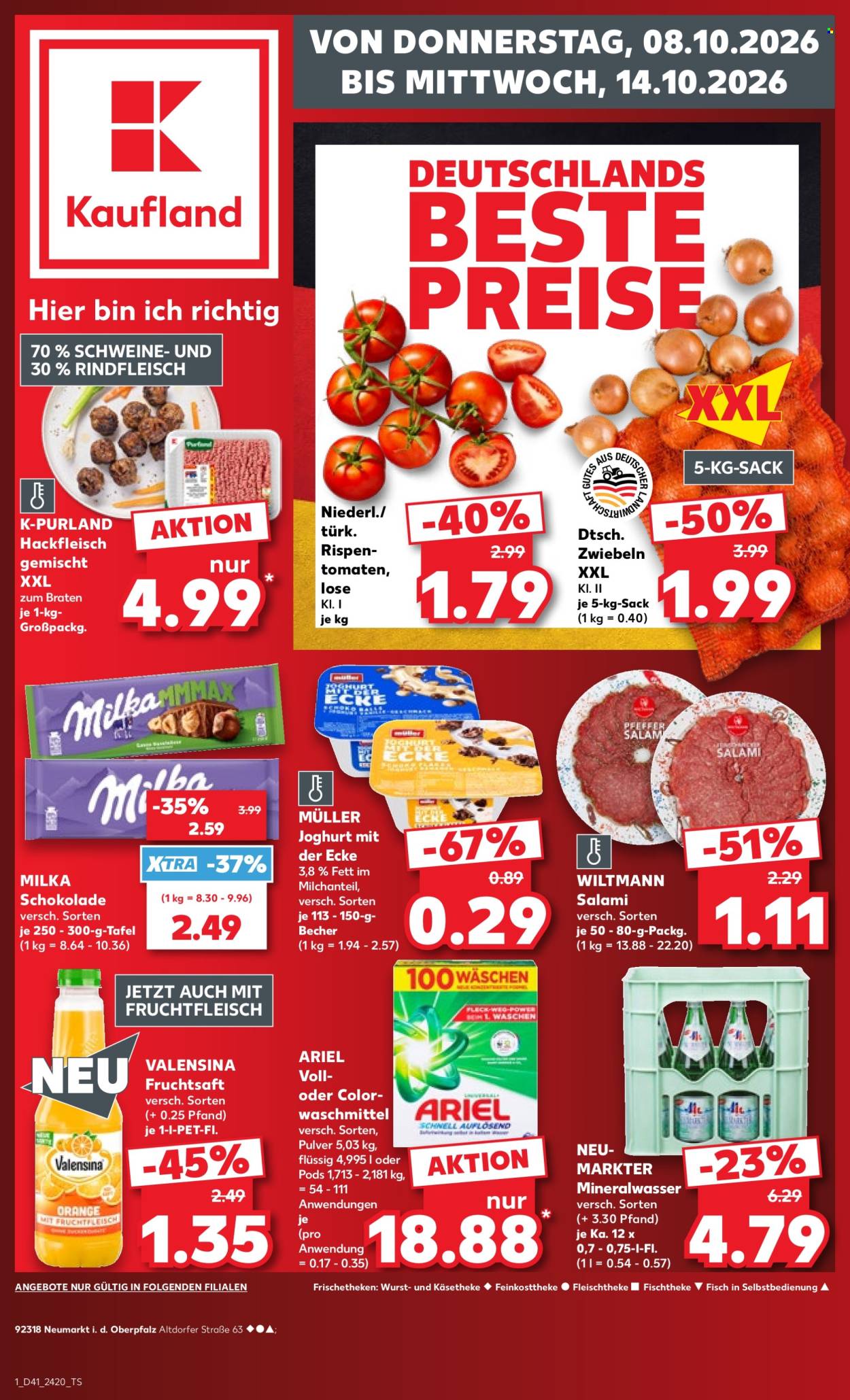 Kaufland Prospekte  - 8.10.2026 - 14.10.2026. Seite 1