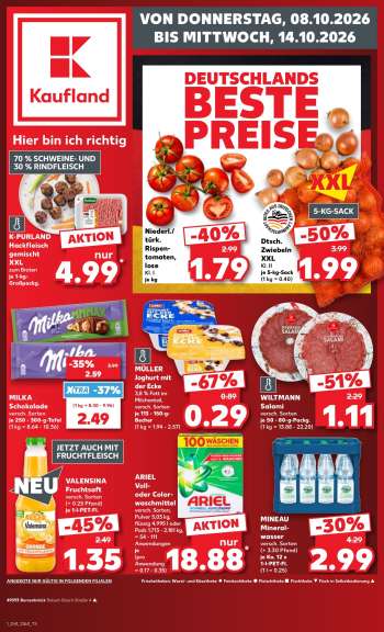 Prospekte Kaufland - 8.10.2026 - 14.10.2026.