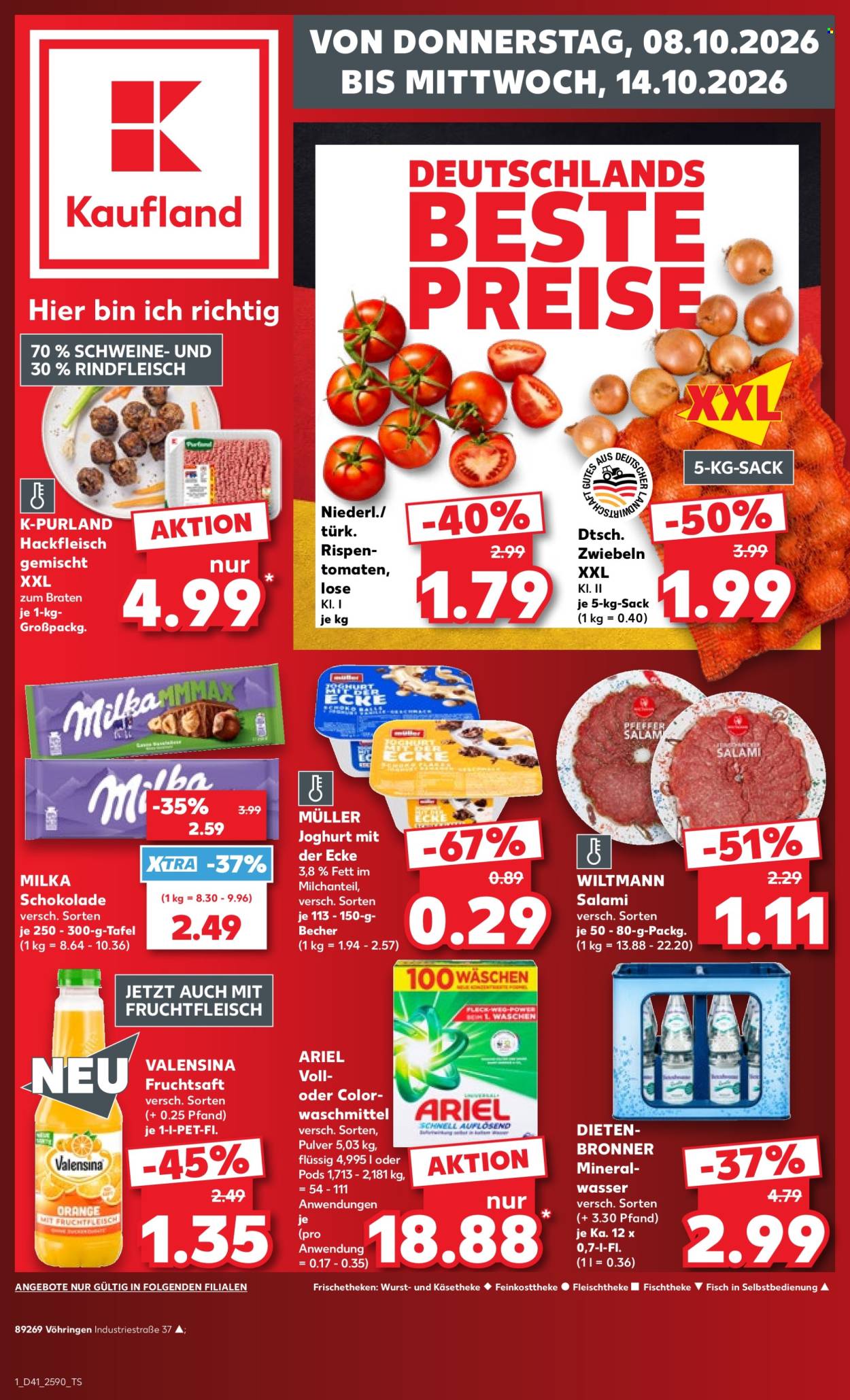 Kaufland Prospekte  - 8.10.2026 - 14.10.2026. Seite 1