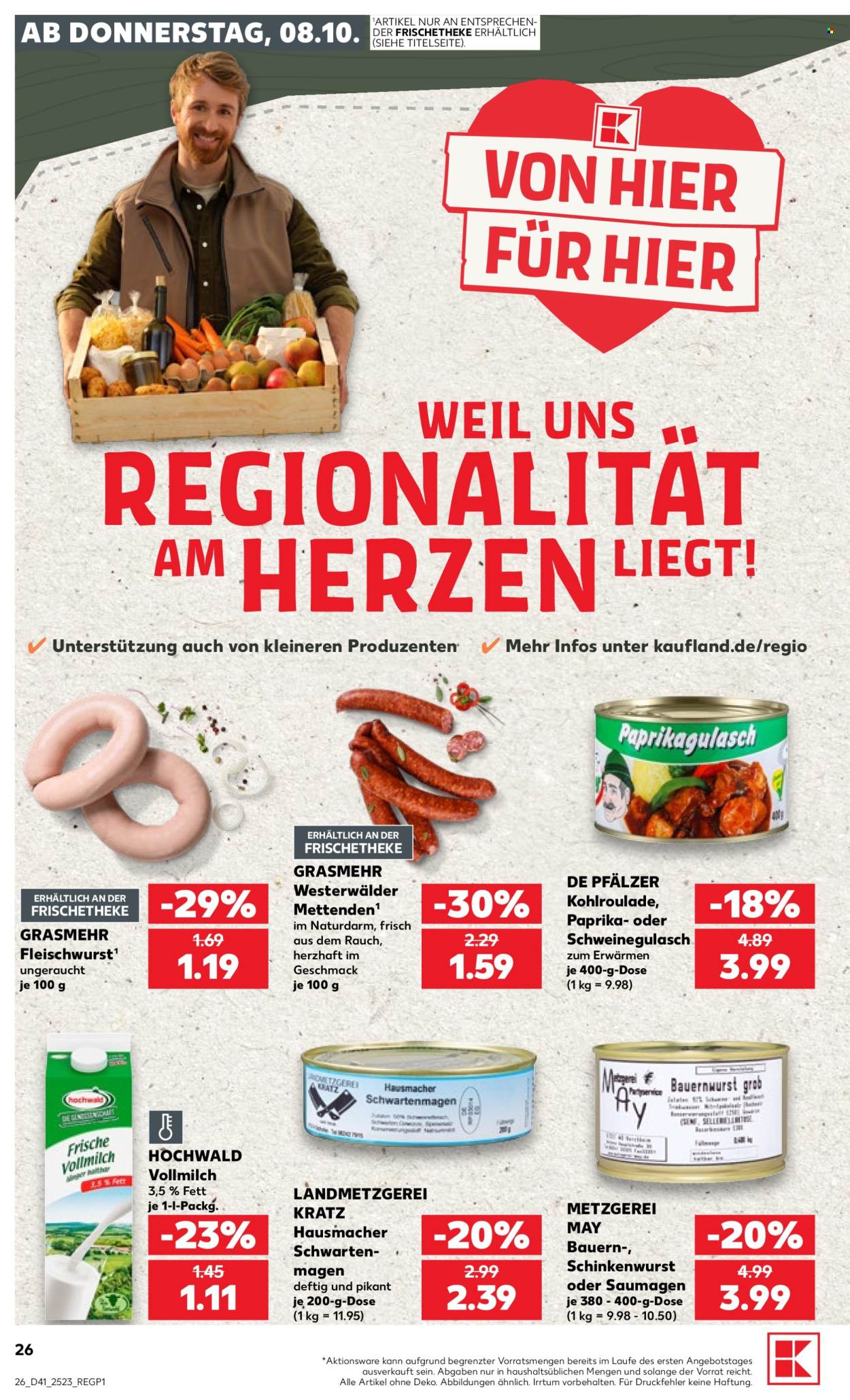Kaufland Prospekte  - 8.10.2026 - 14.10.2026. Seite 26