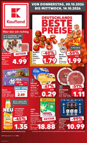 Prospekte Kaufland - 8.10.2026 - 14.10.2026.