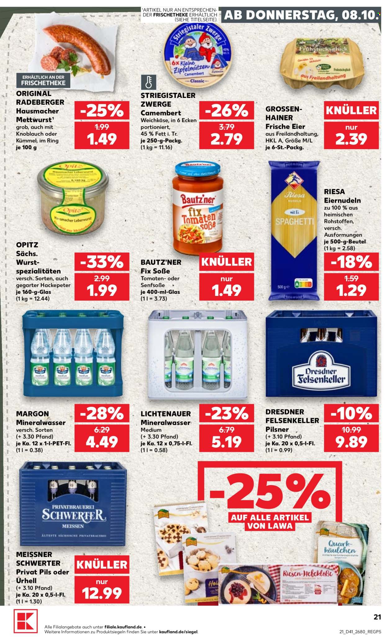 Kaufland Prospekte  - 8.10.2026 - 14.10.2026. Seite 21