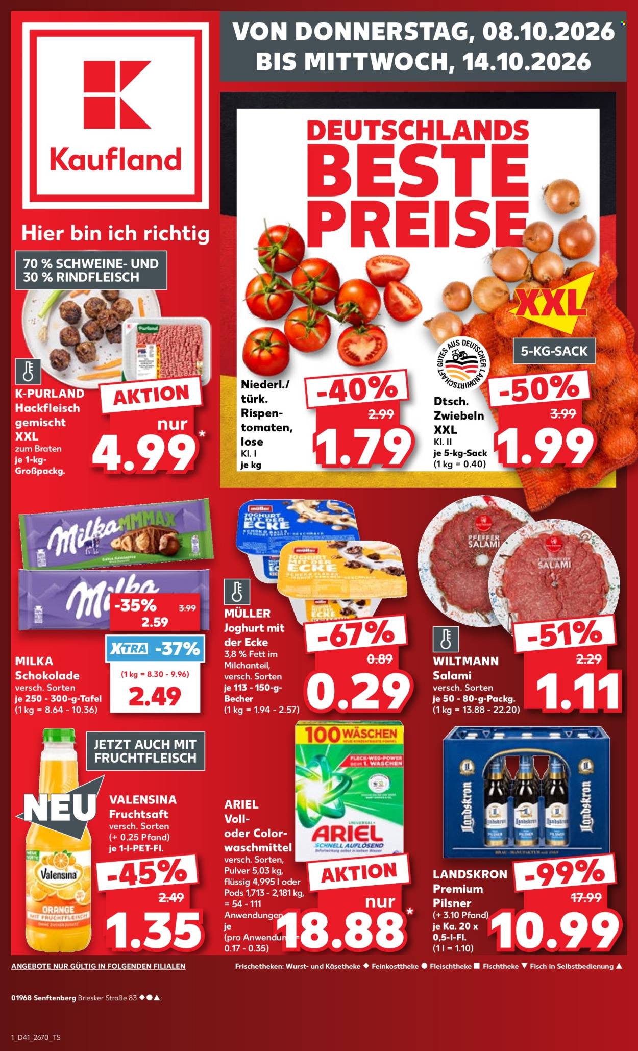 Kaufland Prospekte  - 8.10.2026 - 14.10.2026. Seite 1