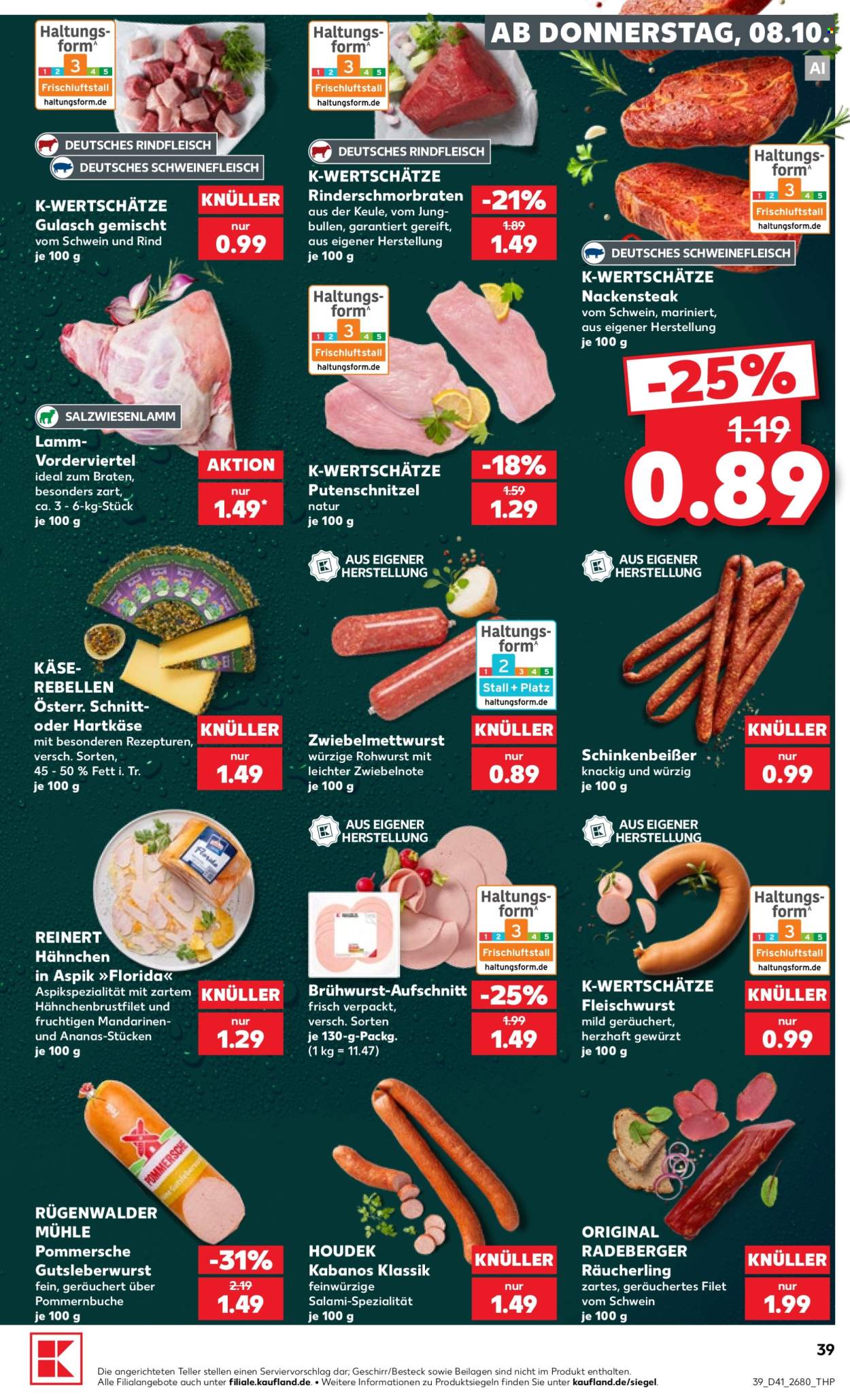 Kaufland Prospekte  - 8.10.2026 - 14.10.2026. Seite 39