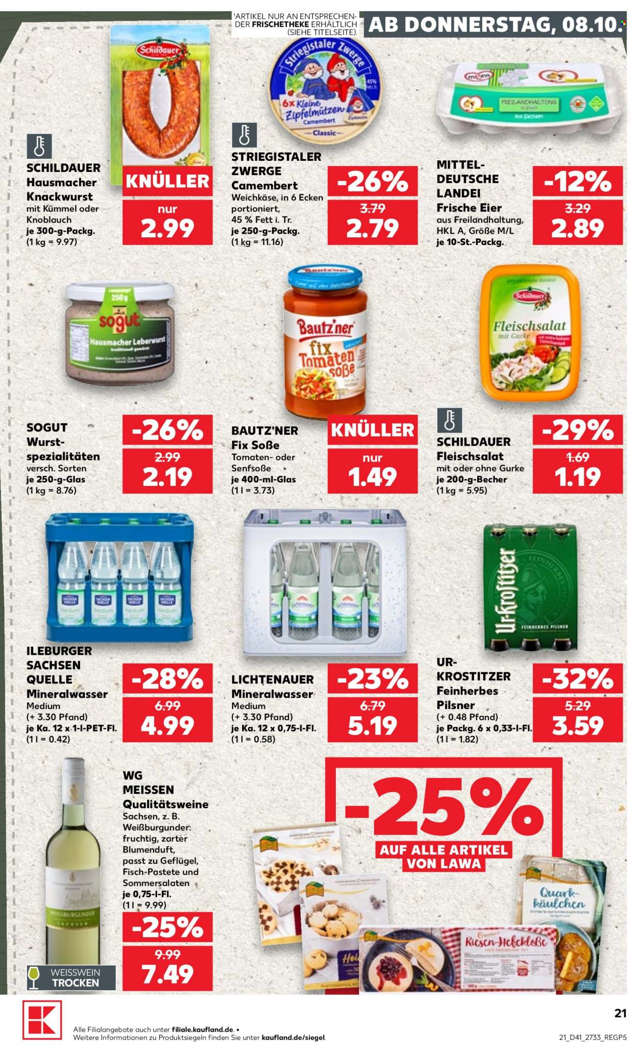 Kaufland Prospekte  - 8.10.2026 - 14.10.2026. Seite 21