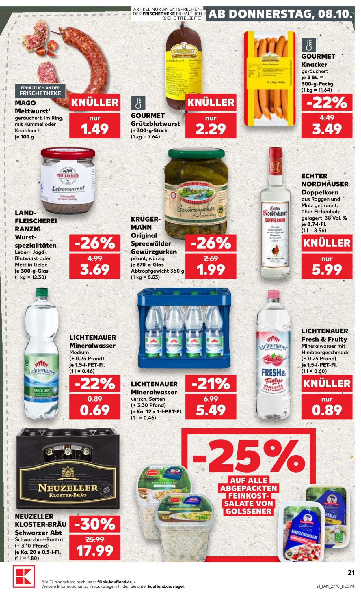Kaufland Prospekte  - 8.10.2026 - 14.10.2026. Seite 21