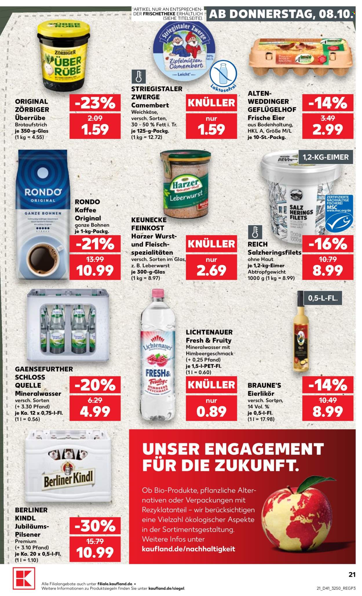 Kaufland Prospekte  - 8.10.2026 - 14.10.2026. Seite 21