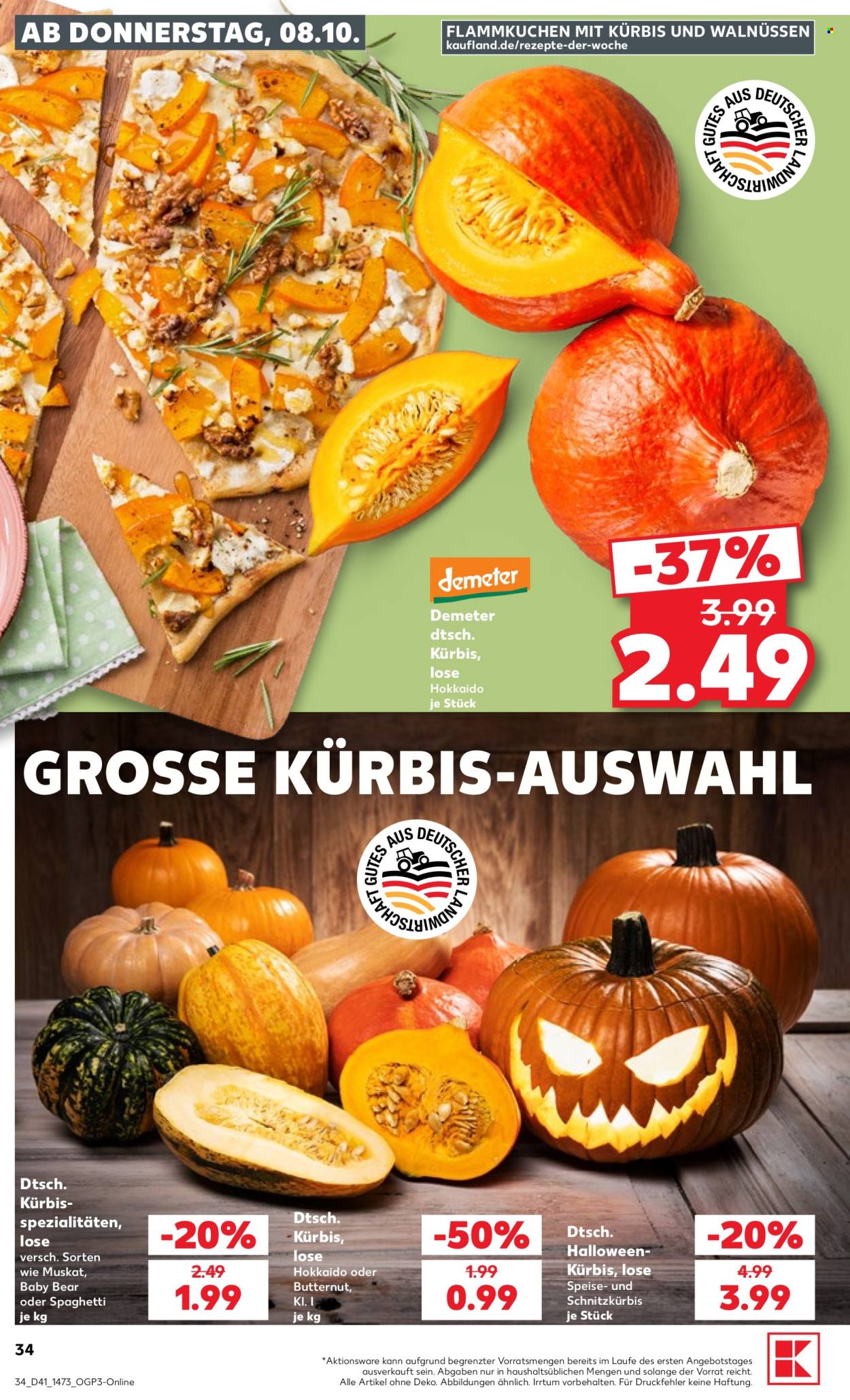 Kaufland Prospekte  - 8.10.2026 - 14.10.2026. Seite 34