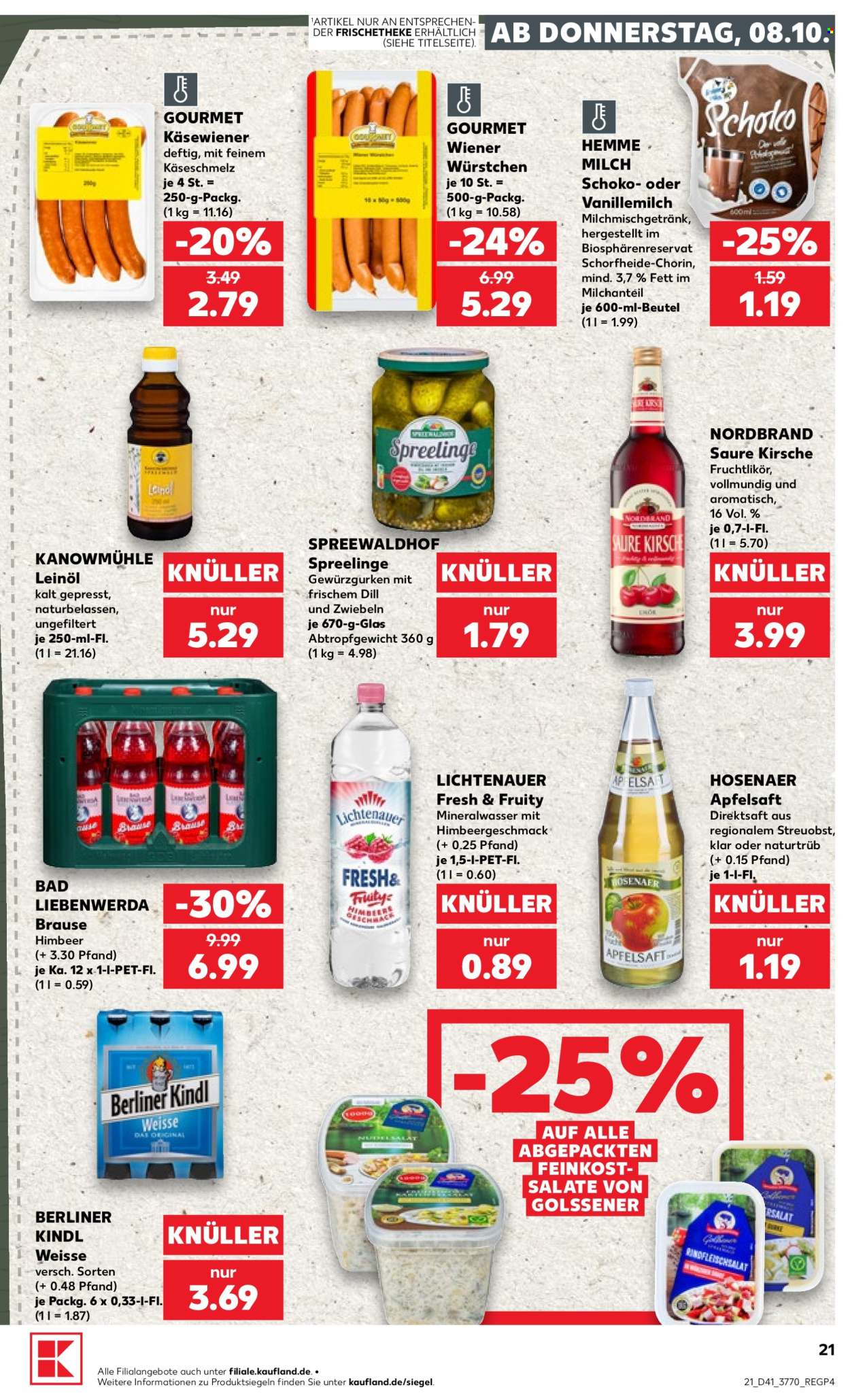 Kaufland Prospekte  - 8.10.2026 - 14.10.2026. Seite 21
